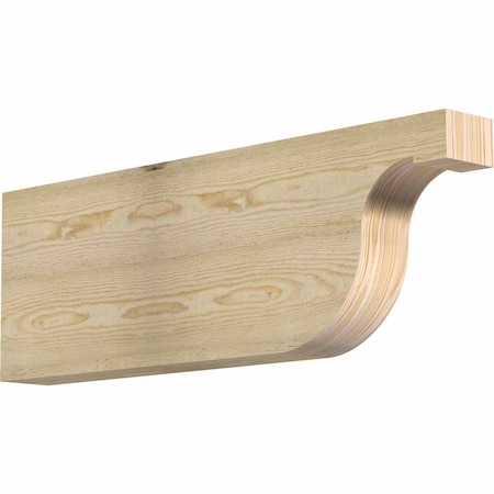 Ekena Millwork Del Monte Rough Sawn Rafter Tail, Douglas Fir, 4"W x 12"H x 36"L RFT04X12X36DEL00RDF